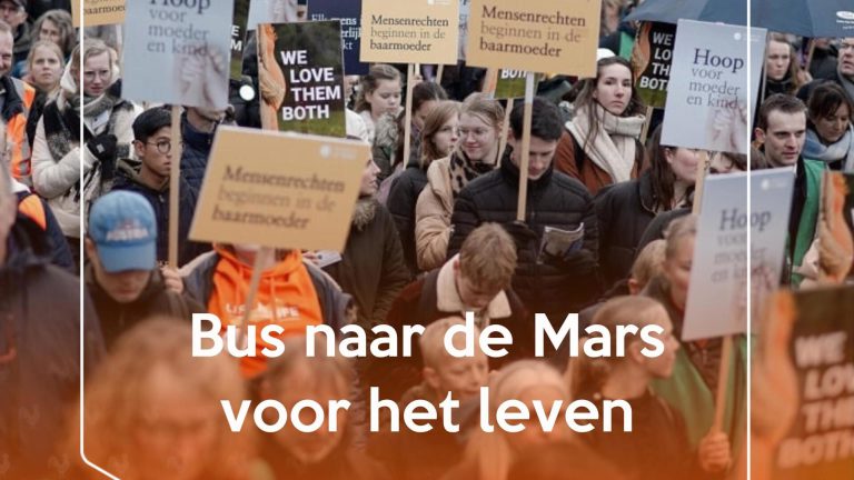 SGP en NPV Woudenberg organiseren busvervoer naar de Mars voor het Leven